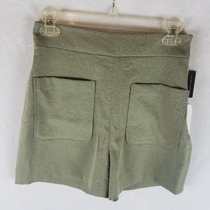 NWT Olive Green High Rise Leith Shorts Size Small